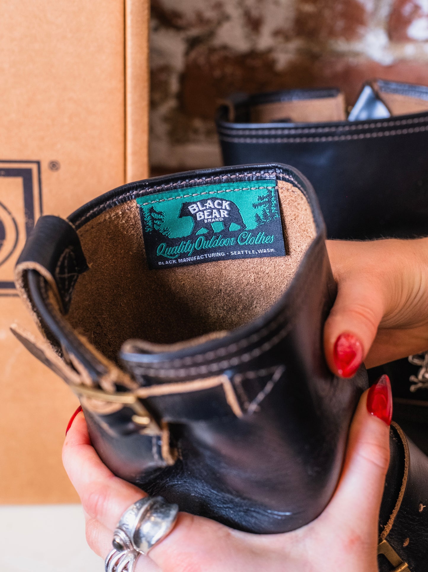Black Bear Brand x Wesco Boss Engineer Boots | Men’s 8.5