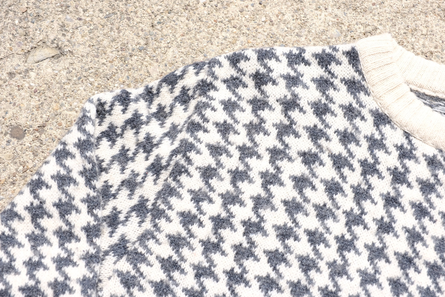 Vintage Environmental Clothing Co. Houndstooth Wool Sweater