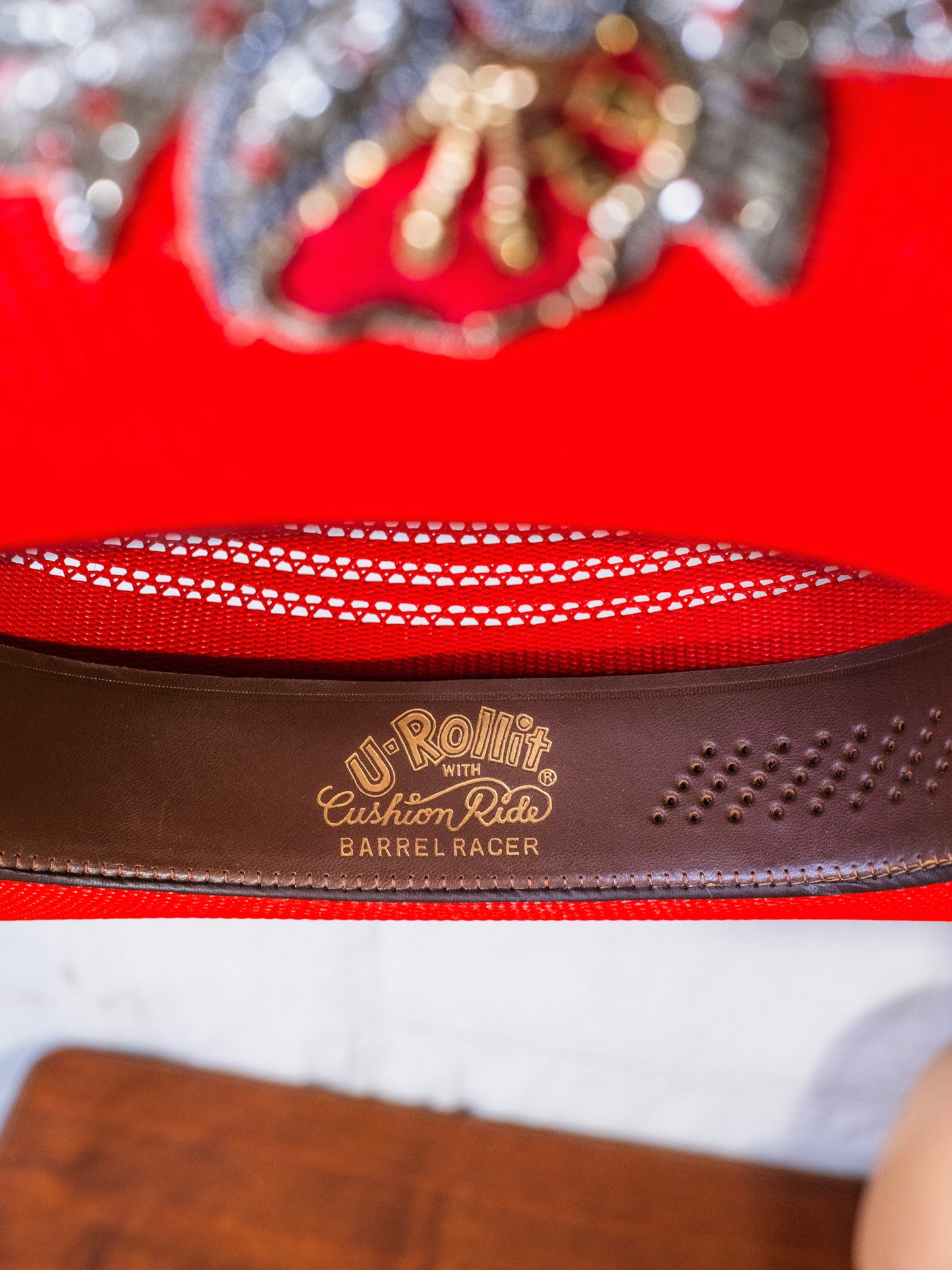 Vintage 1950s Robert E. Downing U-Rollit Red Barrel Racer Cowgirl Hat