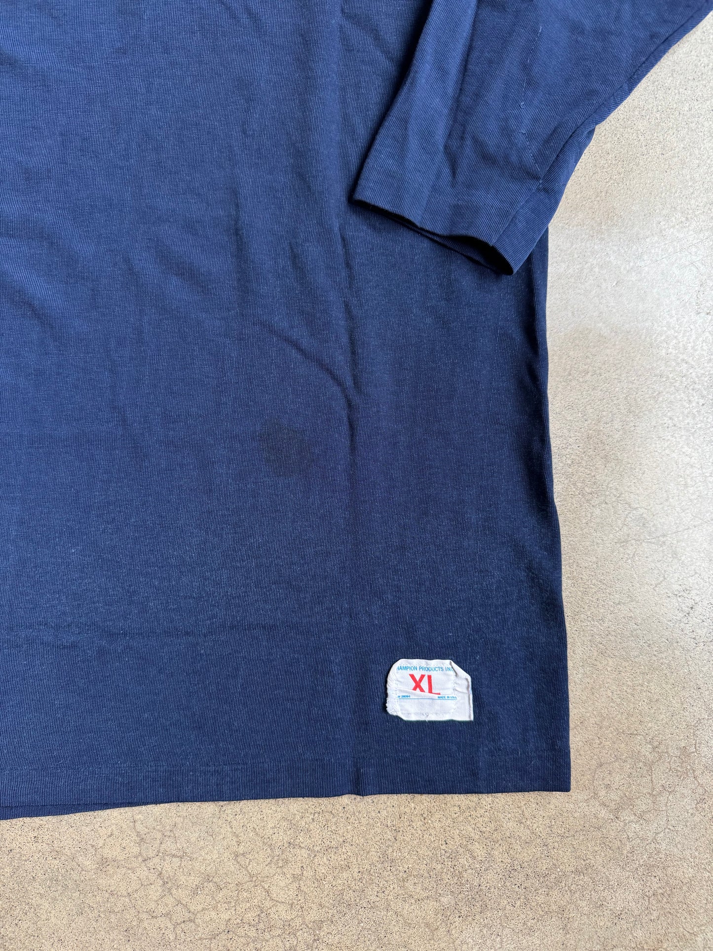 Vintage 1980s Champion Notre Dame Athletic Football Tee | XL