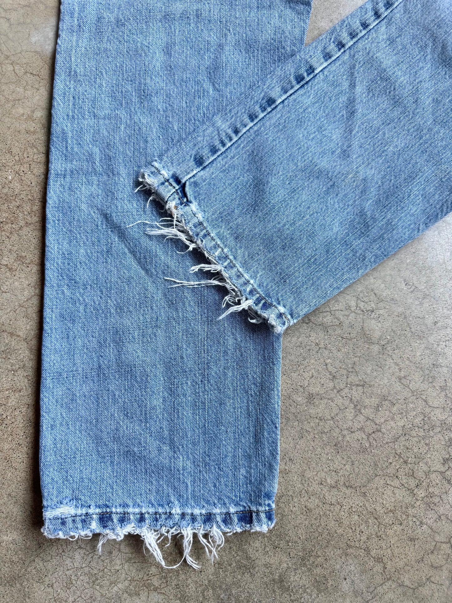 Vintage 1990s Polo Jeans Co. Classic Relaxed Distressed Jeans | 31x30
