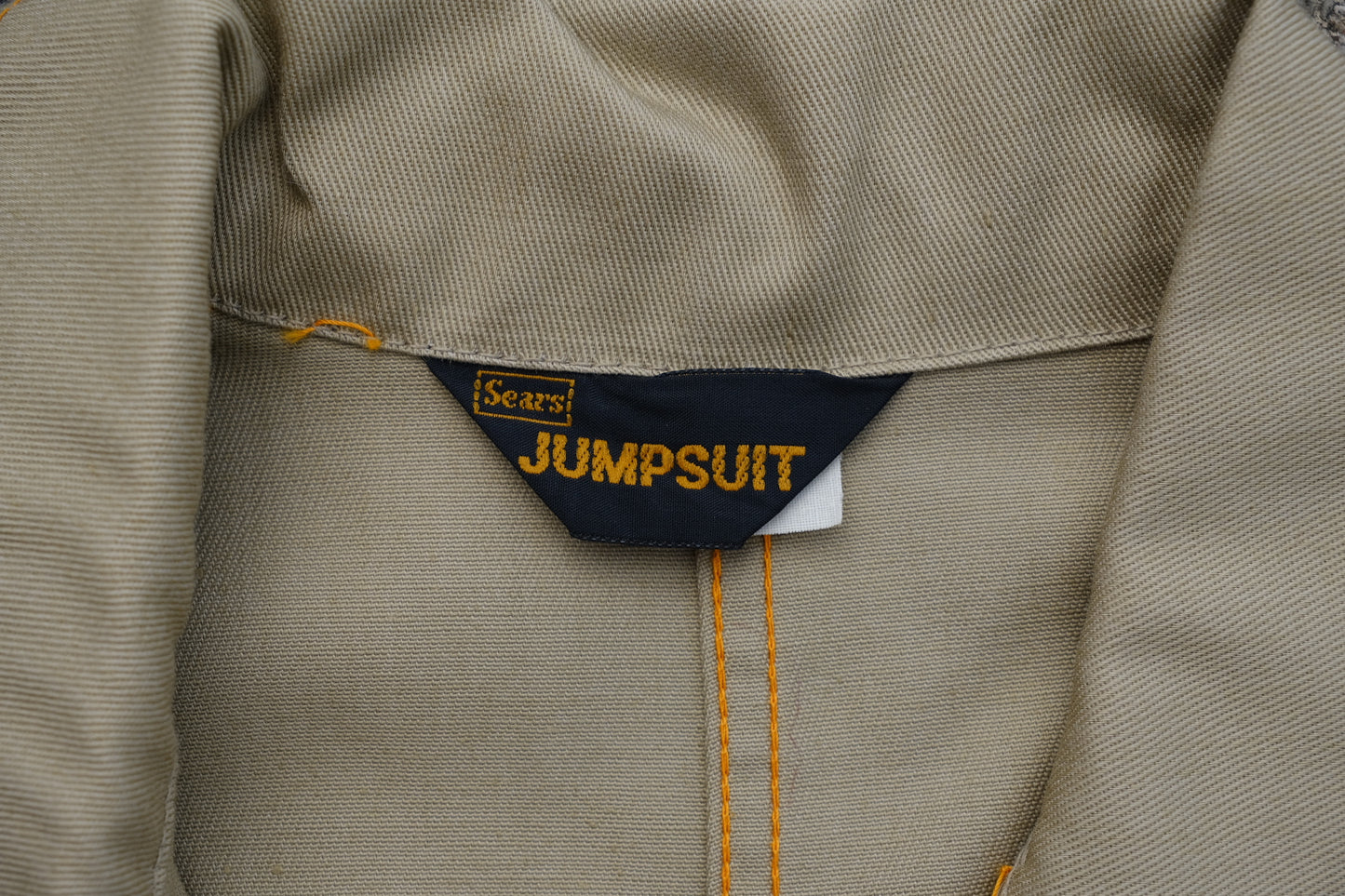 Vintage Sears Jumpsuit | Tan