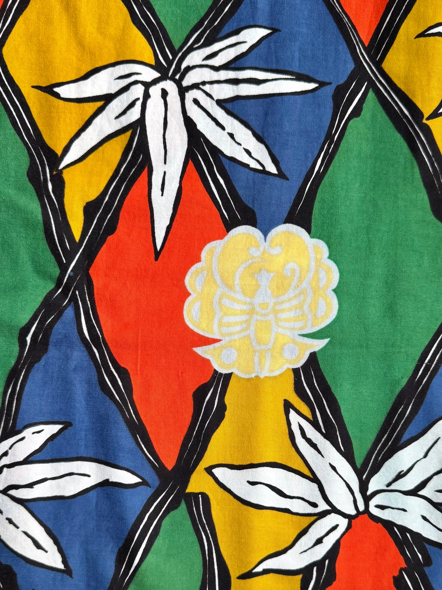 Vintage 1960s Hale Aloha Custom-Made Bright Hawaiian Shift Dress | S/M