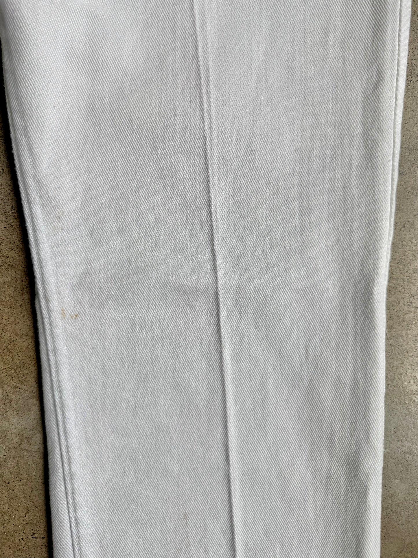 Vintage 1970s Levi’s Sta-Prest White Jeans | Waist 31”