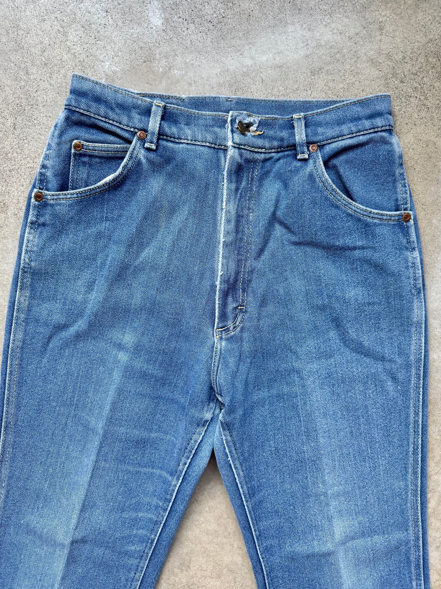 Vintage 1980s Lee Riders Faded Wash High-Waisted Jeans | Waist 28”