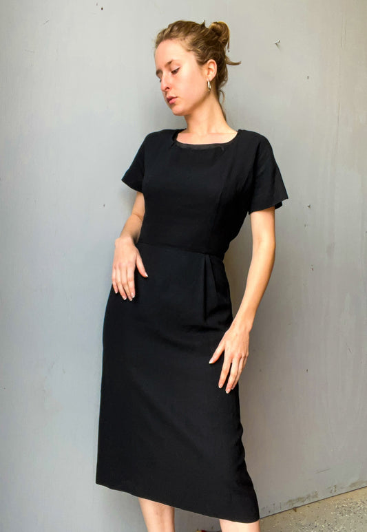 Vintage 1940’s/50’s Roseweb New York Black Cocktail Dress