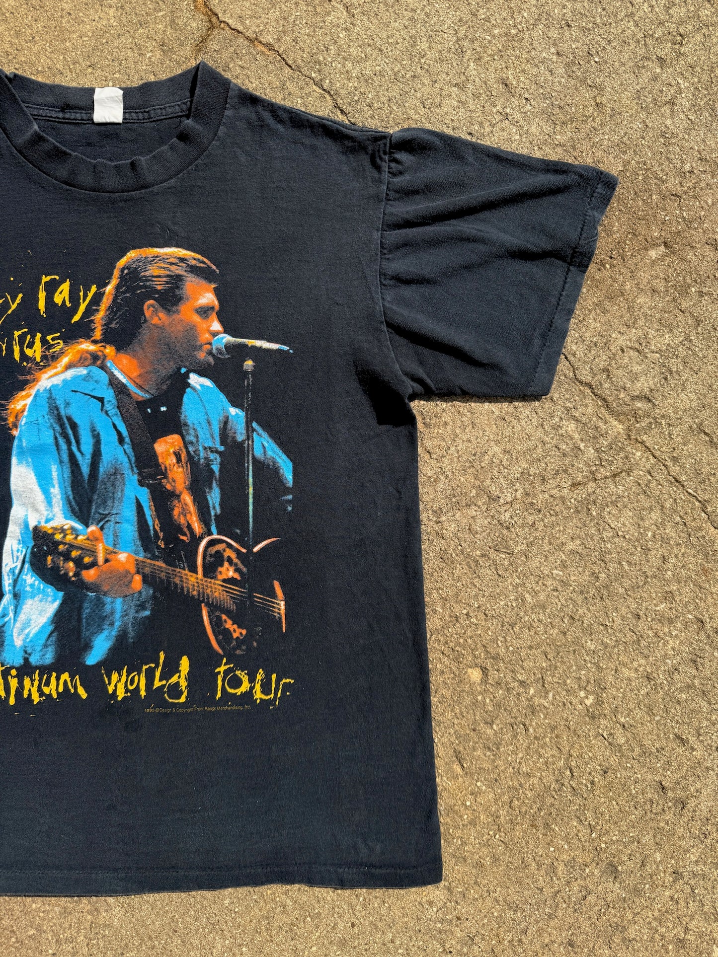 Vintage 1993 Billy Ray Cyrus Platinum World Tour Tee | Large
