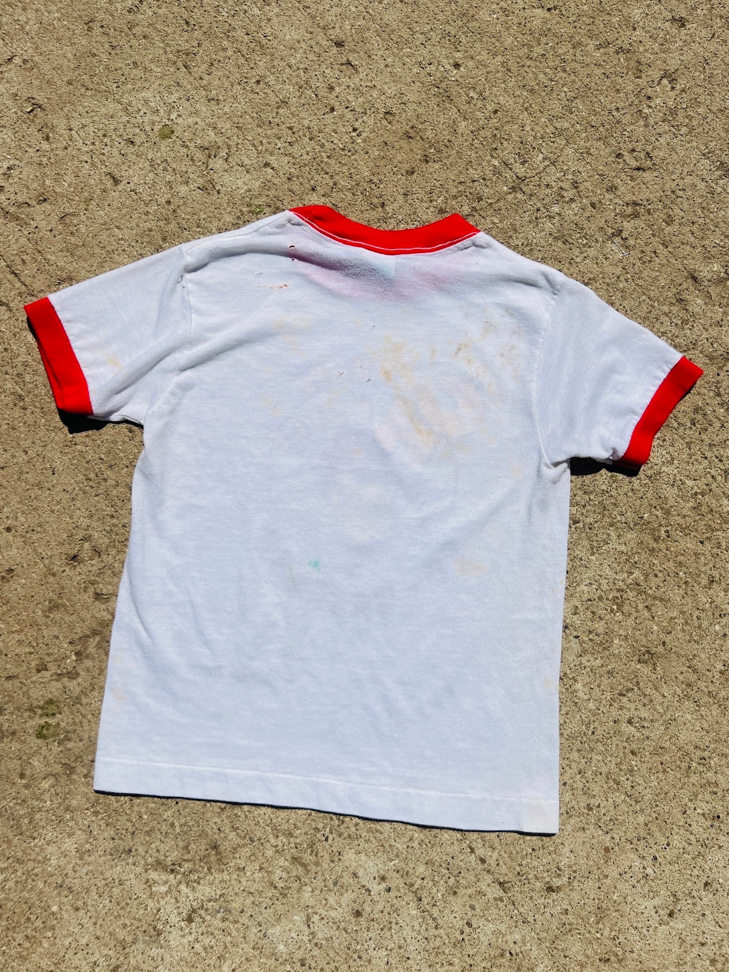 Vintage 1980s Lil’ Charlie Hustle Ringer Tee | Youth M