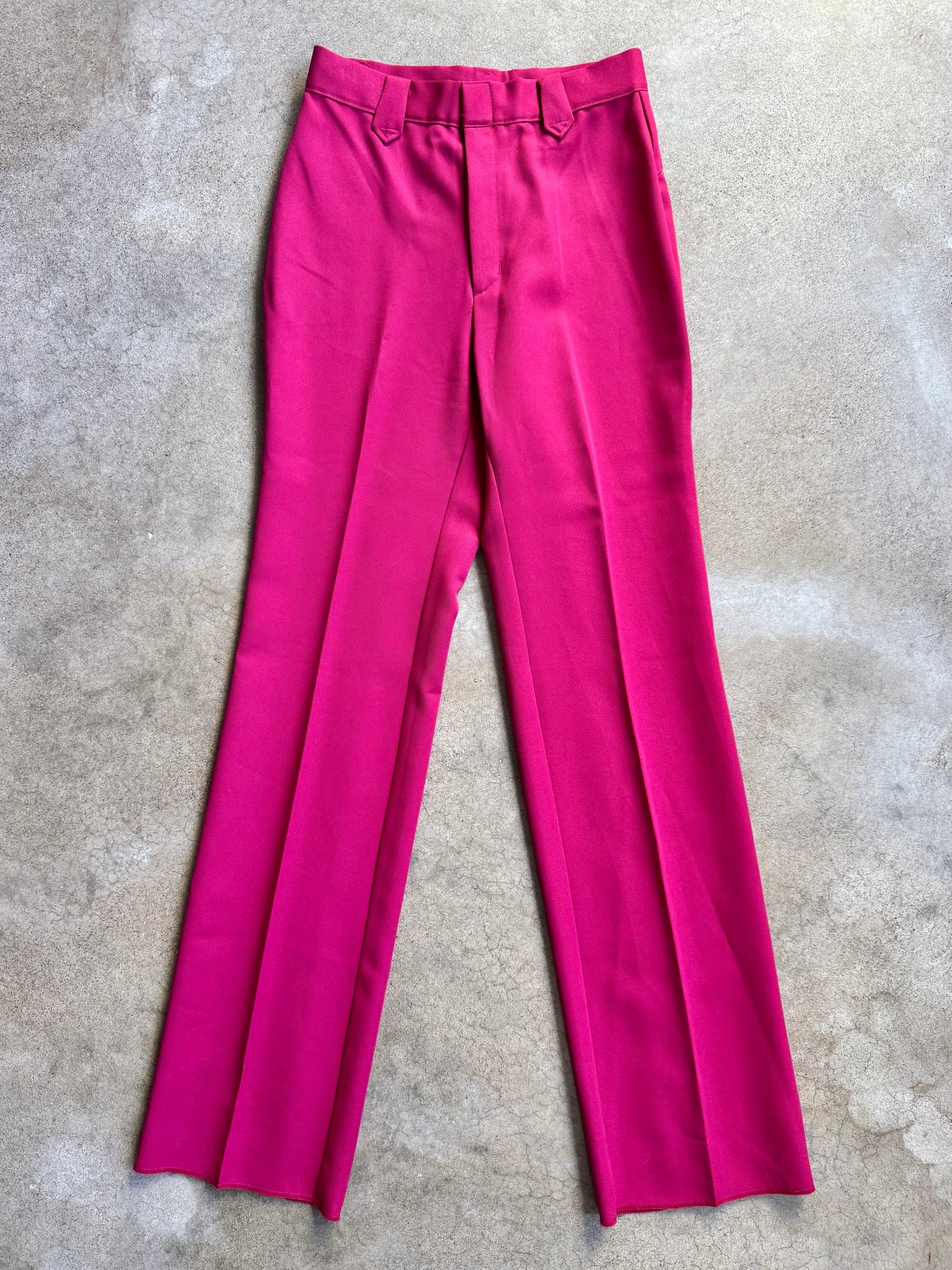 Vintage 1980s Circle S Ranchwear Pink Western Trousers | Waist 28”