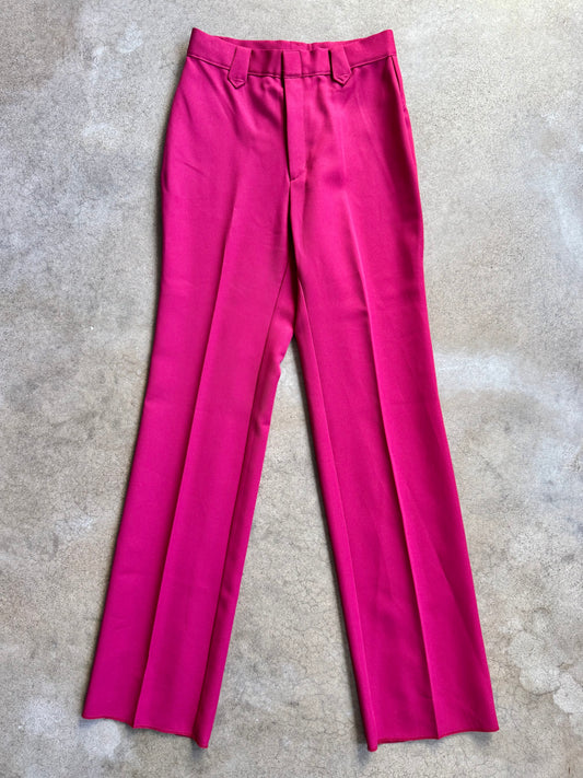 Vintage 1980s Circle S Ranchwear Pink Western Trousers | Waist 28”