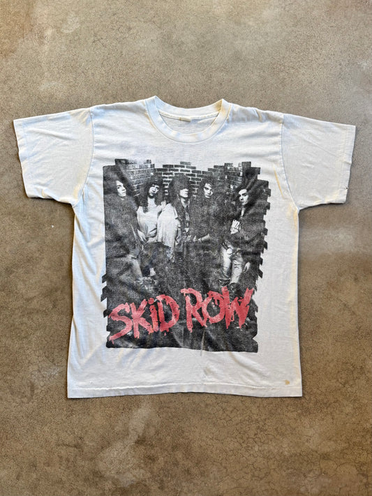 Vintage 1980s Skid Row “Youth Gone Wild” Distressed Band Tee | Large