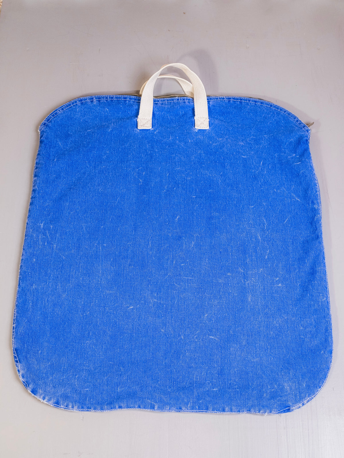 Vintage 1970s Handmade Blue Denim Oversized Tote Bag