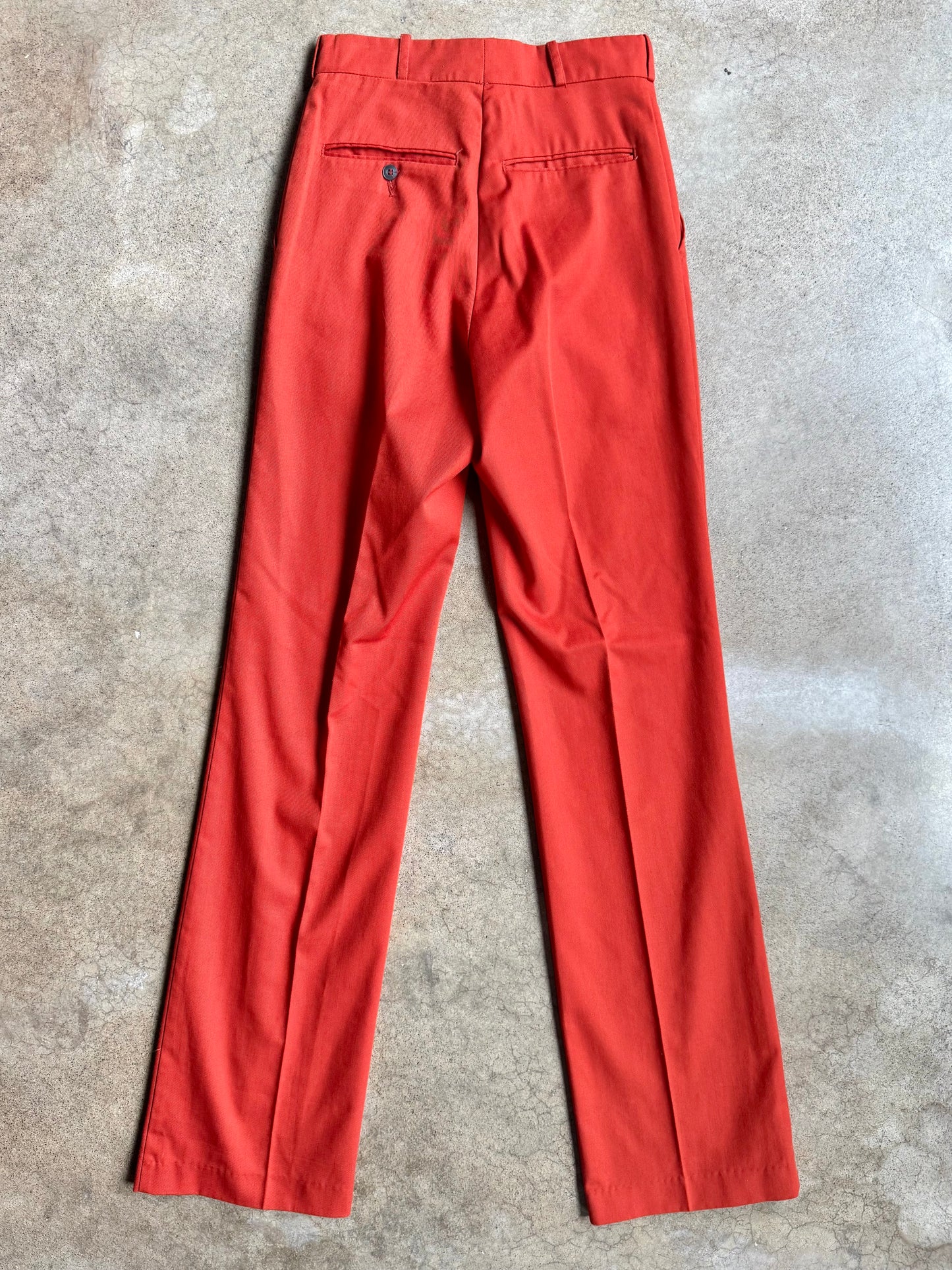 Vintage 1970s Gap Orange Trousers | Waist 25”