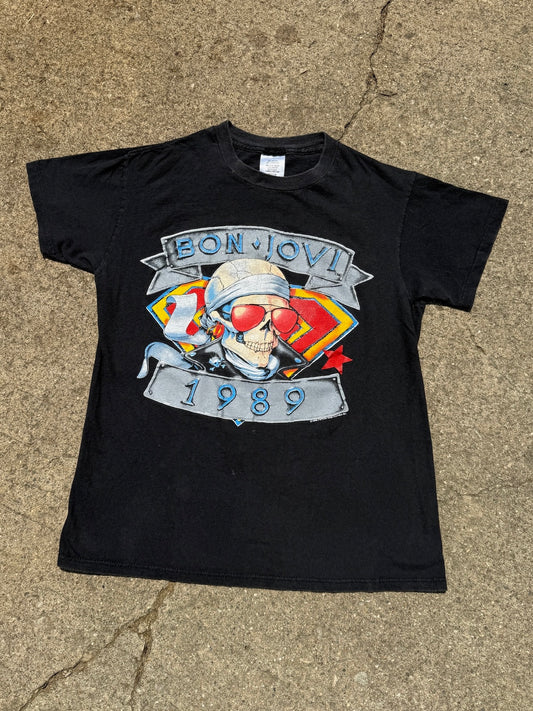 Vintage 1989 Bon Jovi “We’re Back Kickin’ Ass” Band Tee | Medium