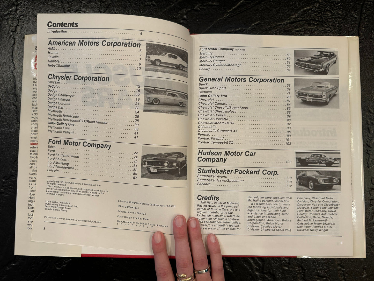 Vintage Consumer Guide Muscle Cars Hardcover Book