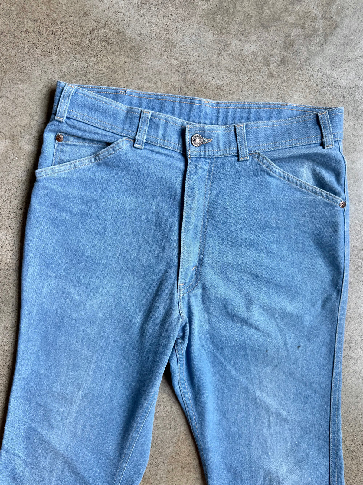 Vintage 1980s Levi’s “Skosh More Room” Cropped Jeans | Waist 34”