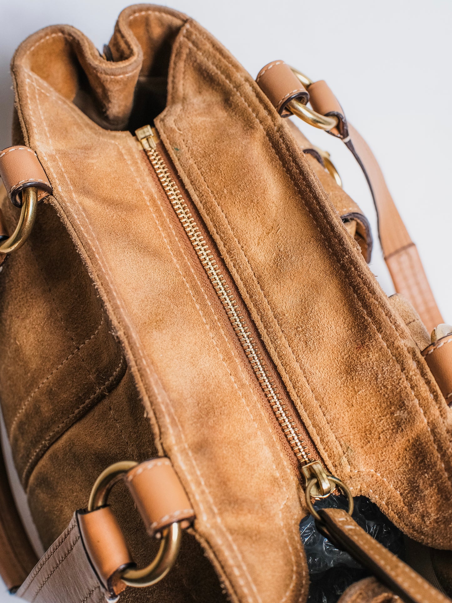 Y2K Coach Soho Suede Leather Shoulder Bag