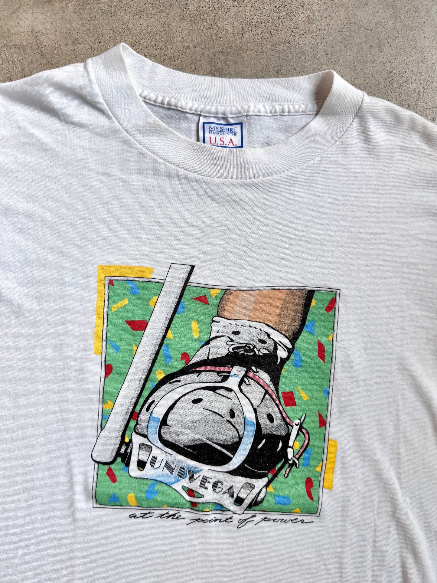 Vintage 1980s Univega Bicycles Graphic Tee | Large