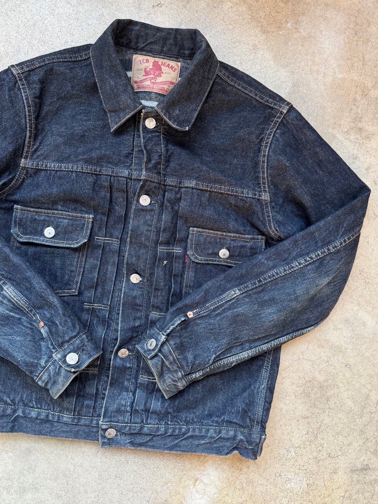 TCB Jeans 1950s Type II Reproduction Blanket Lined Selvedge Denim Jacket | 40
