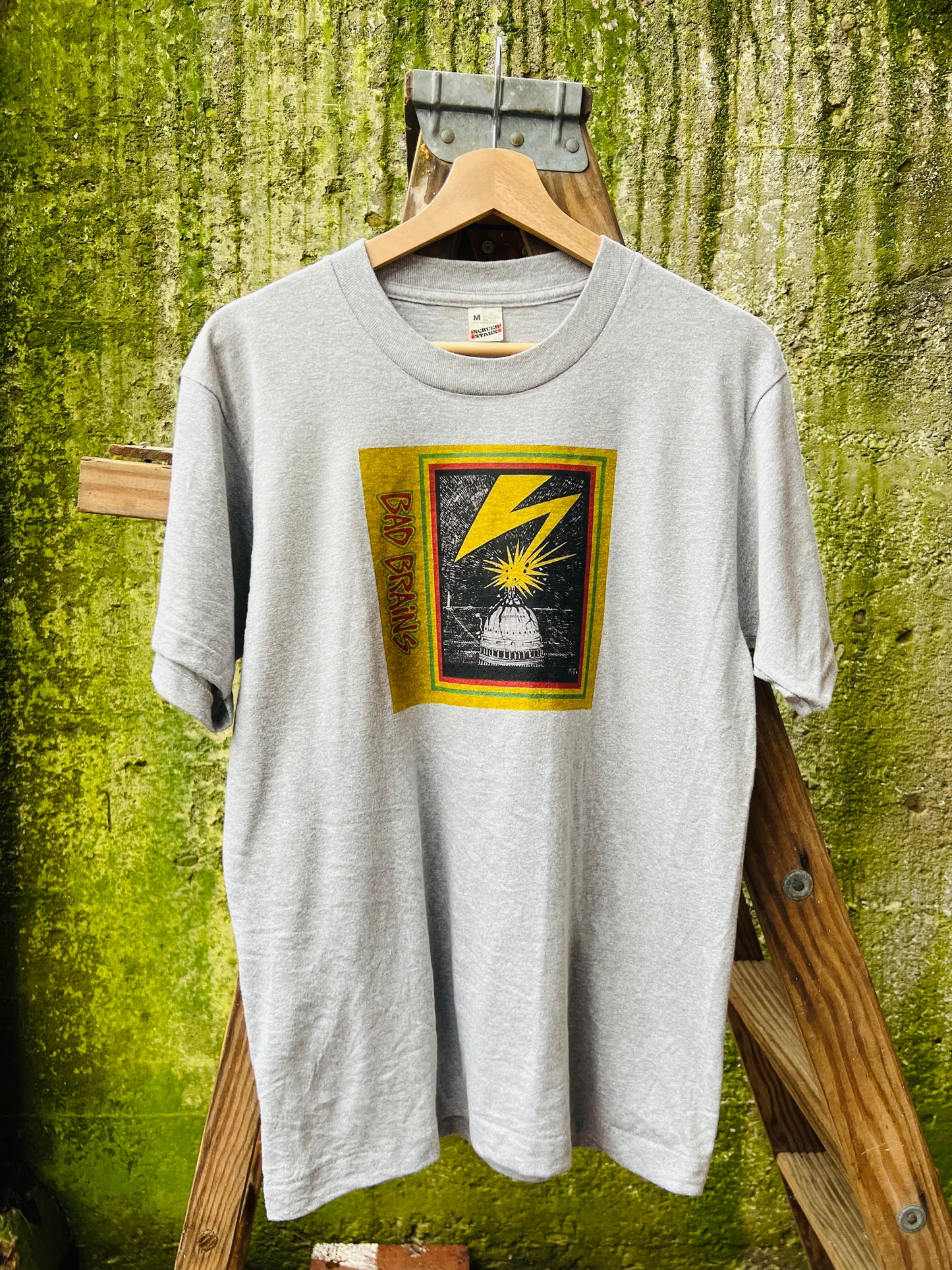 Vintage 1980s Grey Bad Brains Band Tee