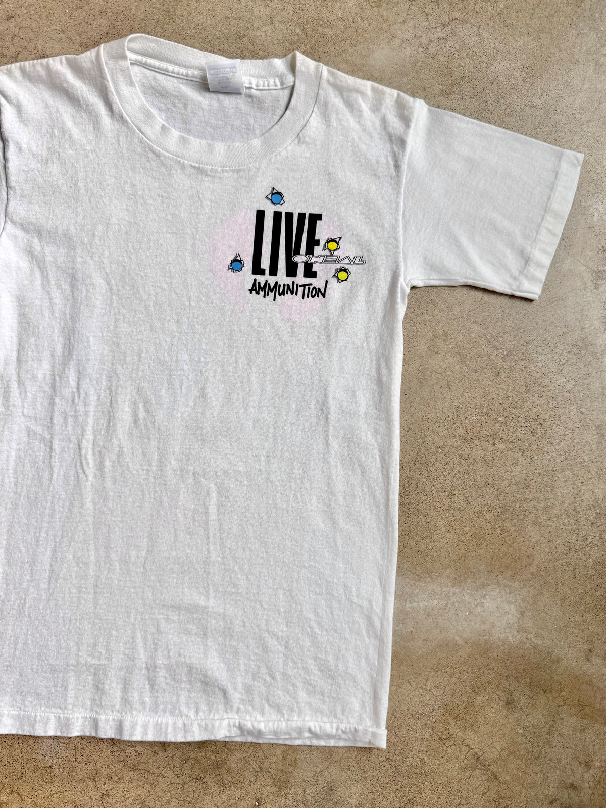 Vintage 1990s O’Neal “Live Ammunition” Graphic Tee | Small