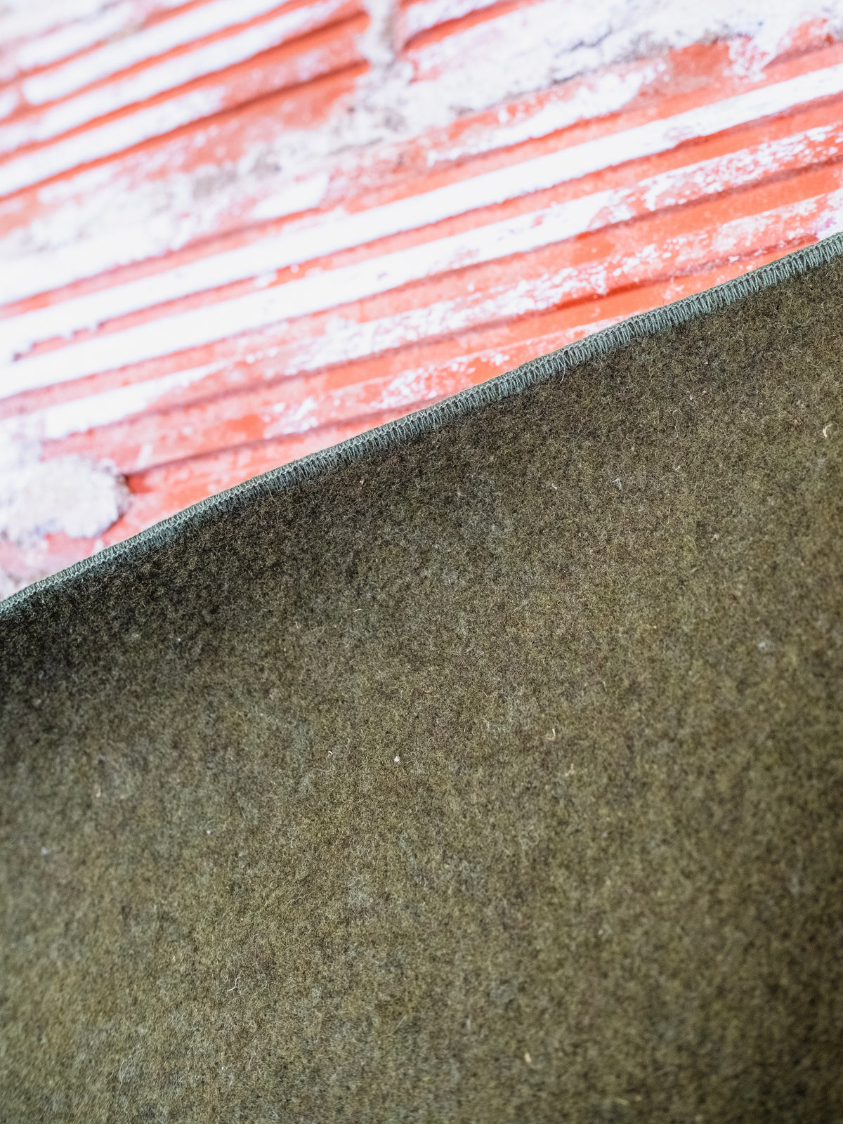 Vintage U.S. Military Green Wool Blanket