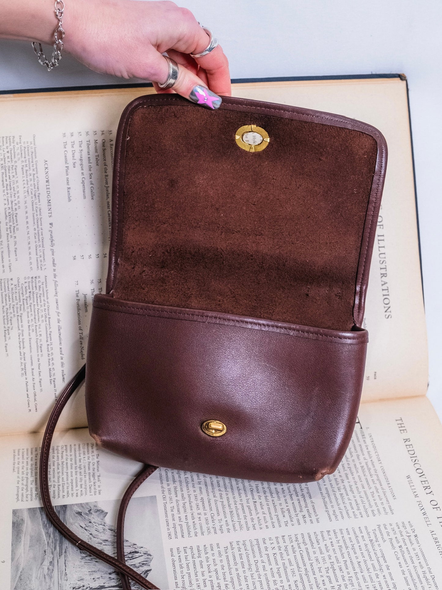 Vintage 1990s Coach Casino Bag | Style No. 9924 Mahogany