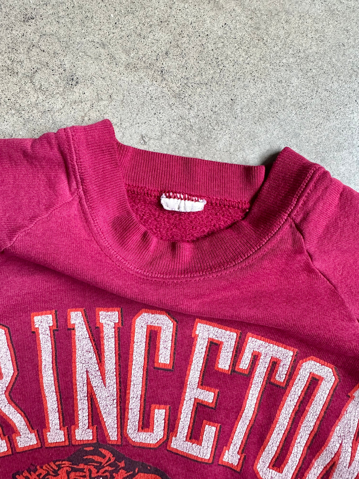 Vintage 1980s Princeton University Raglan Sweatshirt | Large