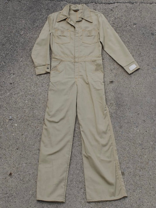 Vintage Sears Tan Jumpsuit | S/M