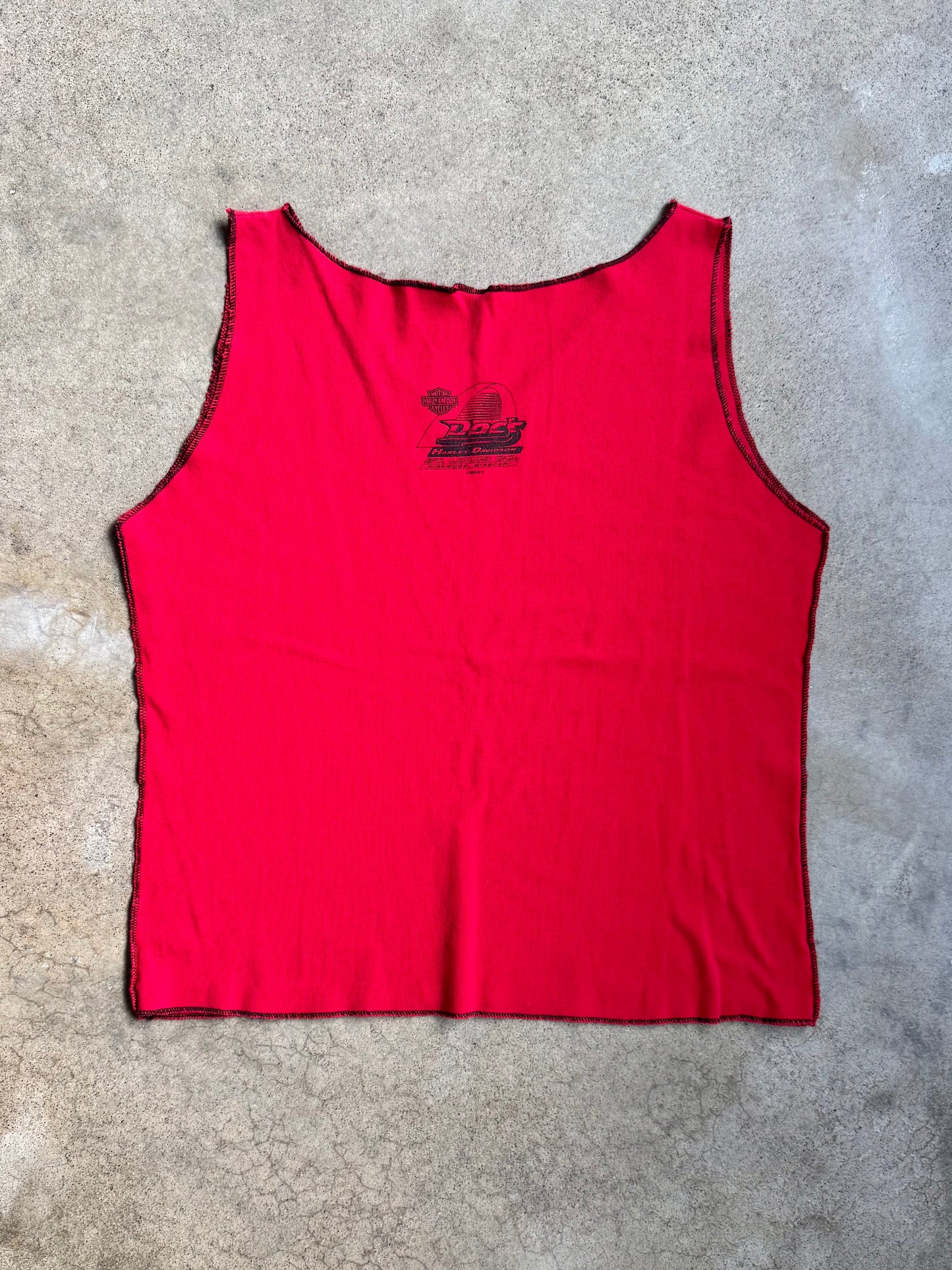 2000s Harley Davidson Doc’s St. Louis Red Tank Top | XL