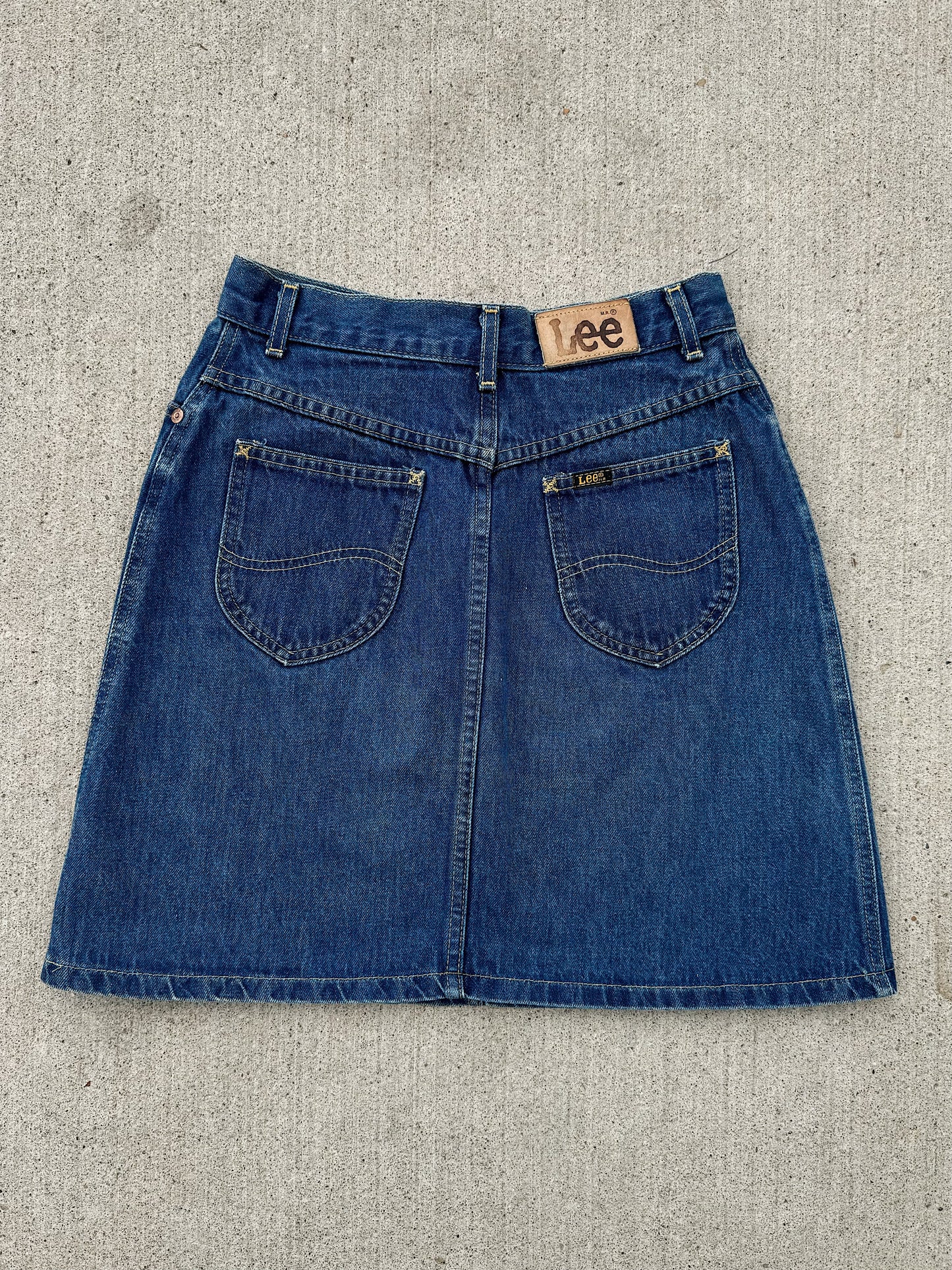 Vintage Lee Denim Mini Skirt