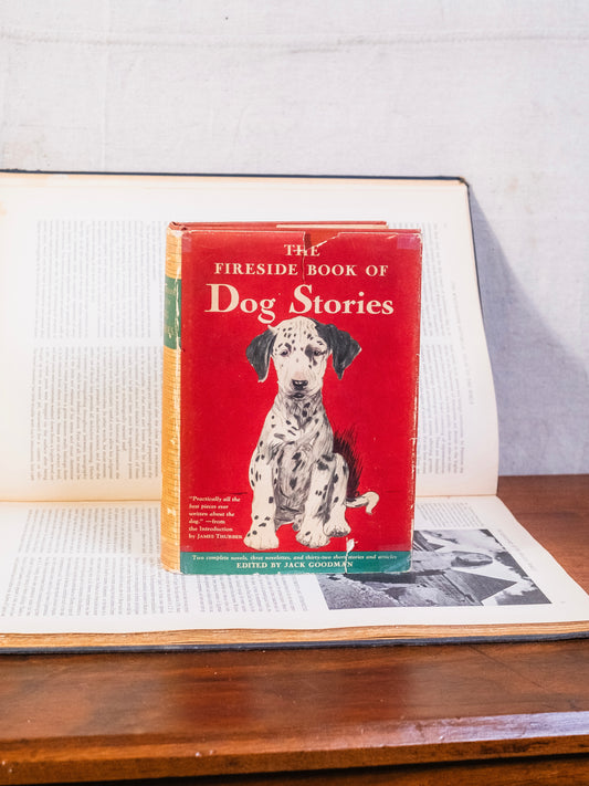 Vintage 1943 The Fireside Book of Dog Stories