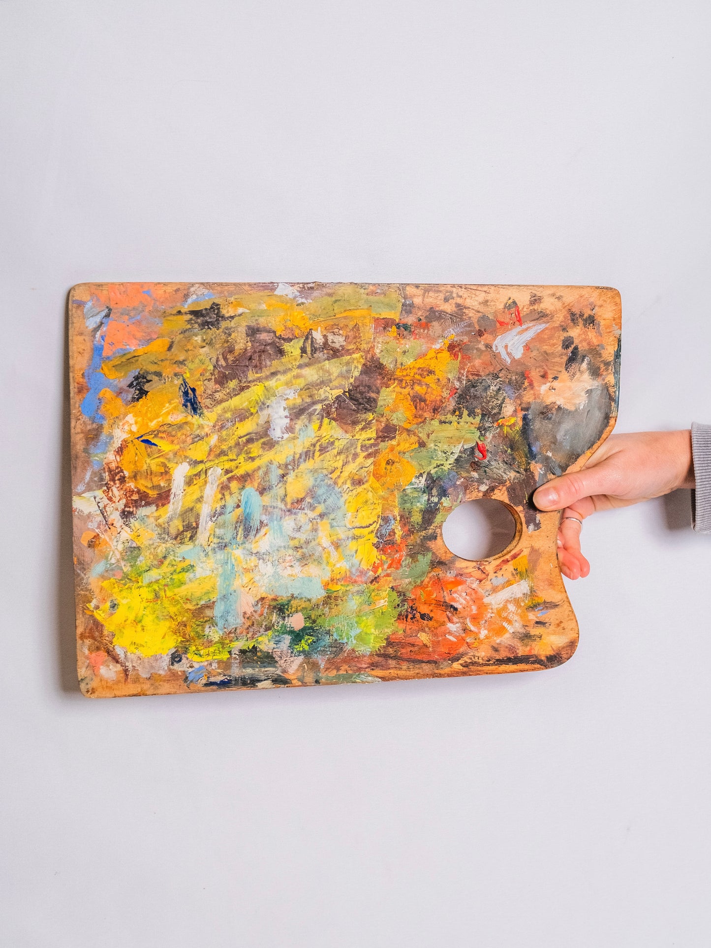 Vintage 1950’s/60’s Used Artists Paint Palette Set