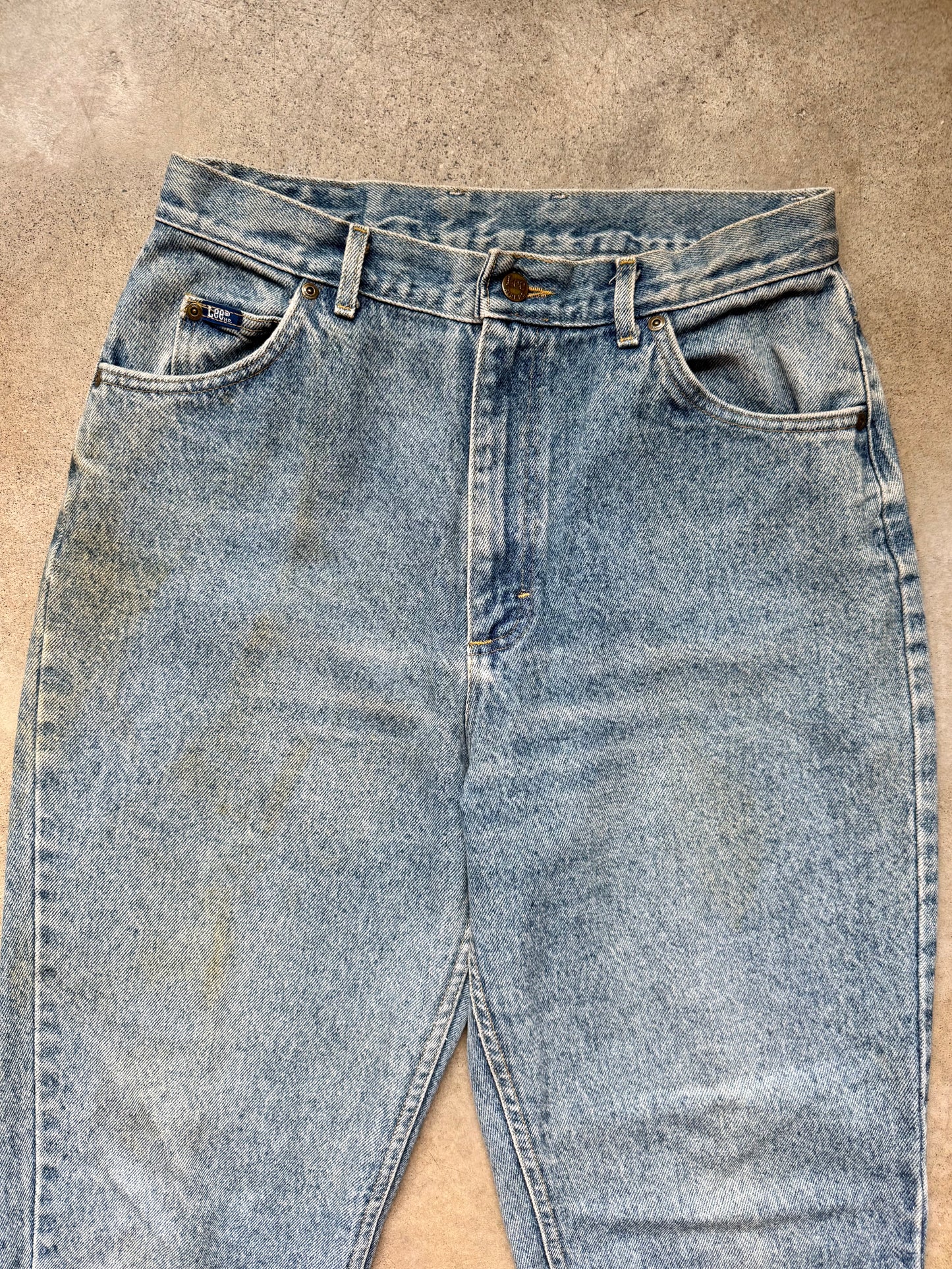 Vintage 1980s Lee Faded High-Waisted Jeans | Waist 31”