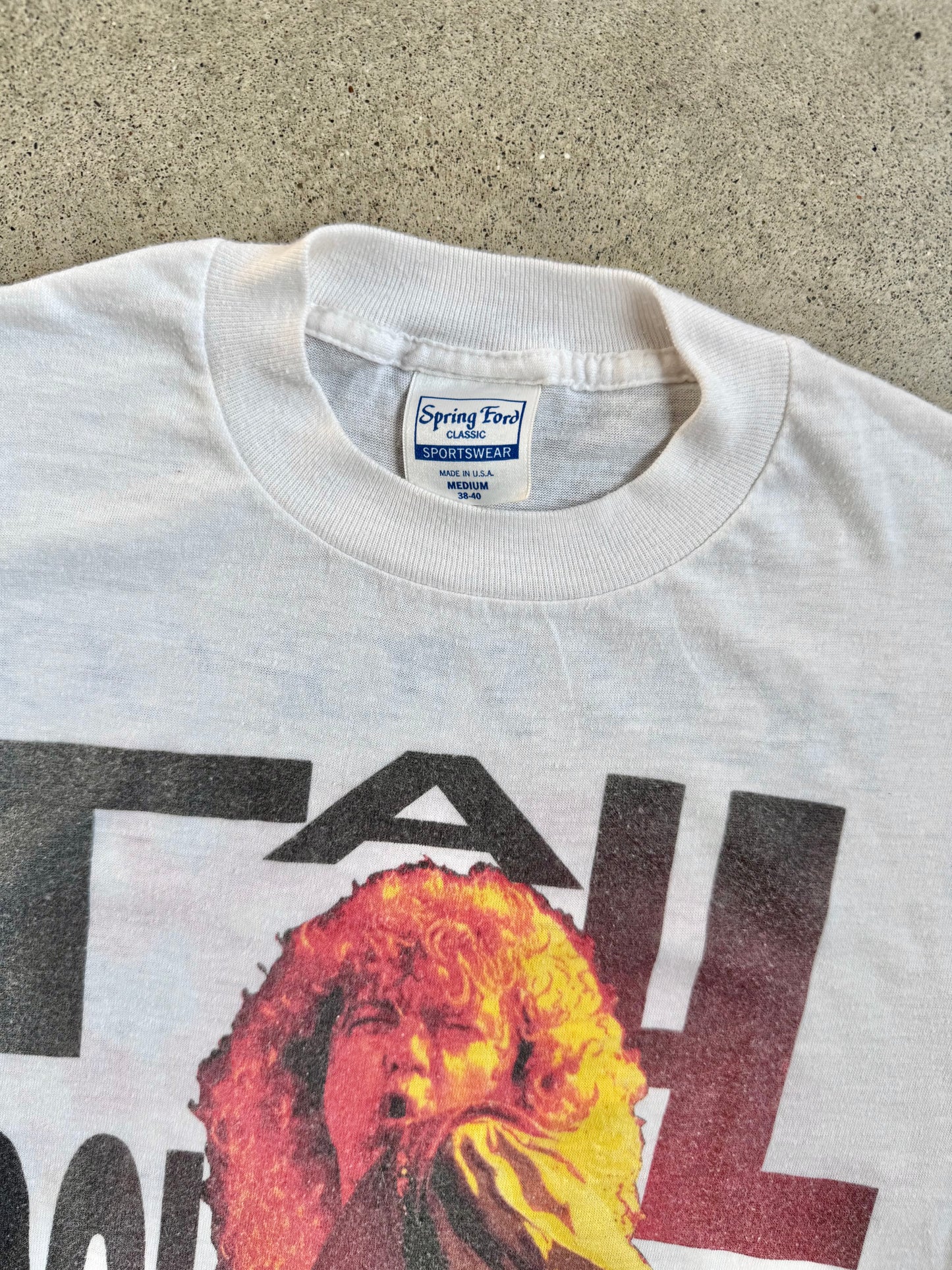 Vintage 1988 Robert Plant “Tall Cool One” Non Stop Go Tour Tee | Medium