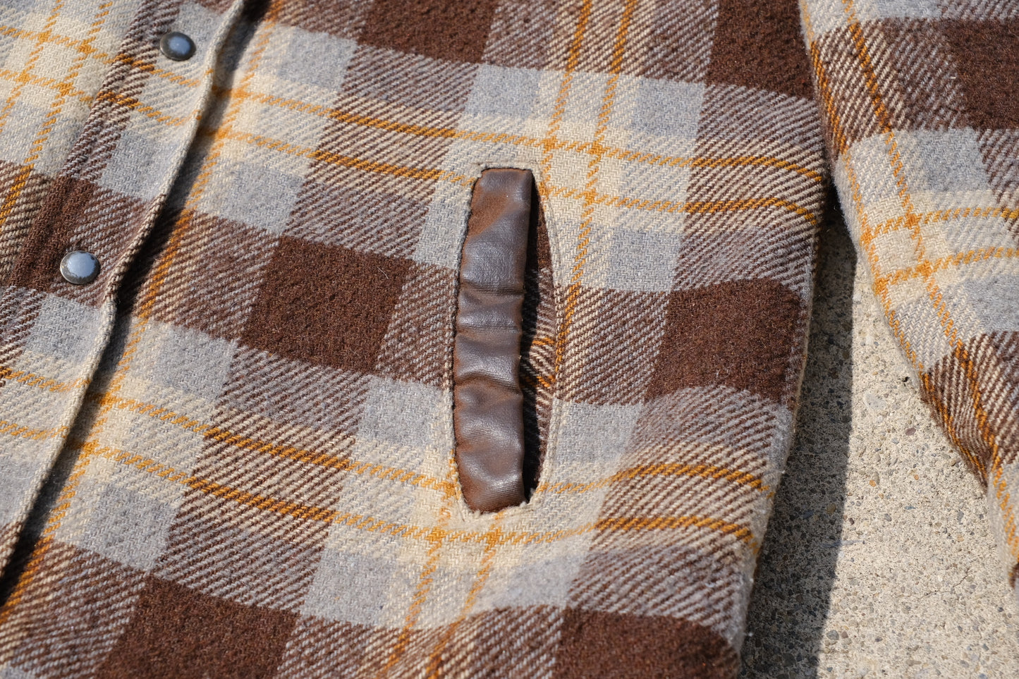 Vintage JC Penny Wool Plaid Jacket