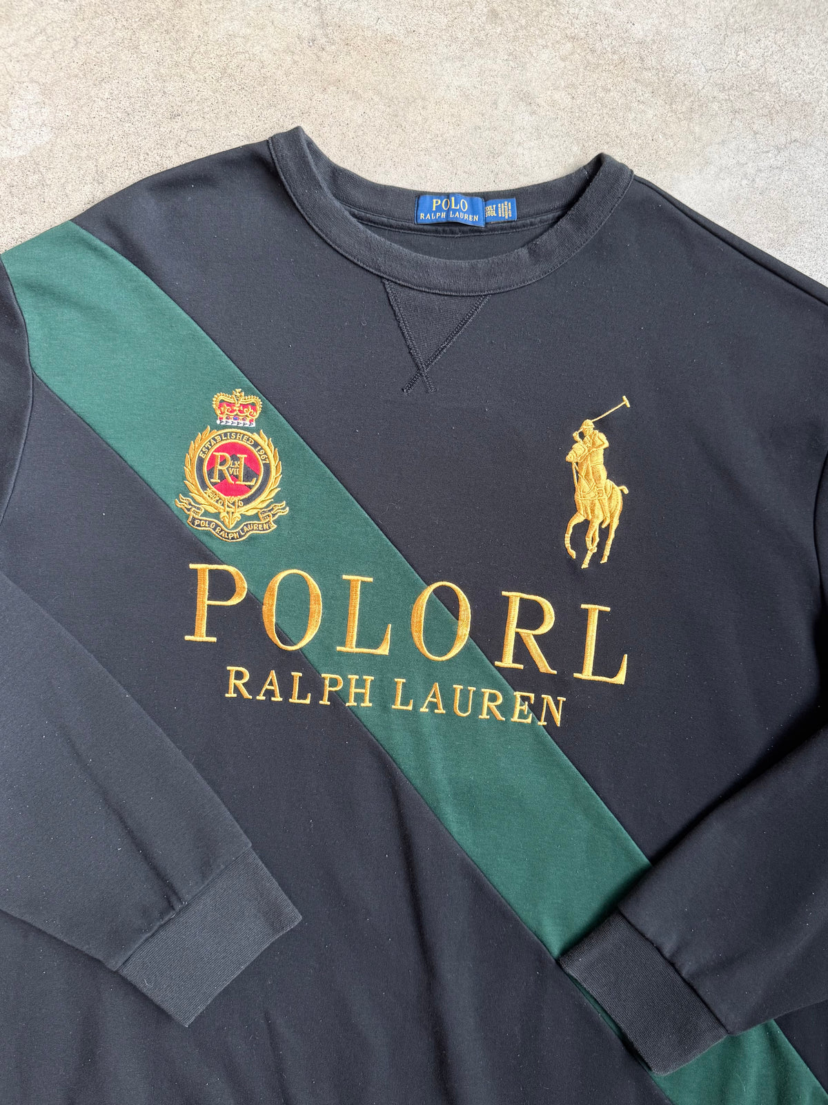 Polo Ralph Lauren Embroidered Crewneck Sweatshirt | 3XLT