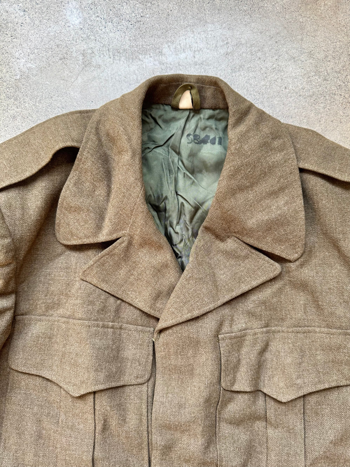Vintage 1950s Military U.S. Army Wool Ike Jacket | 38R