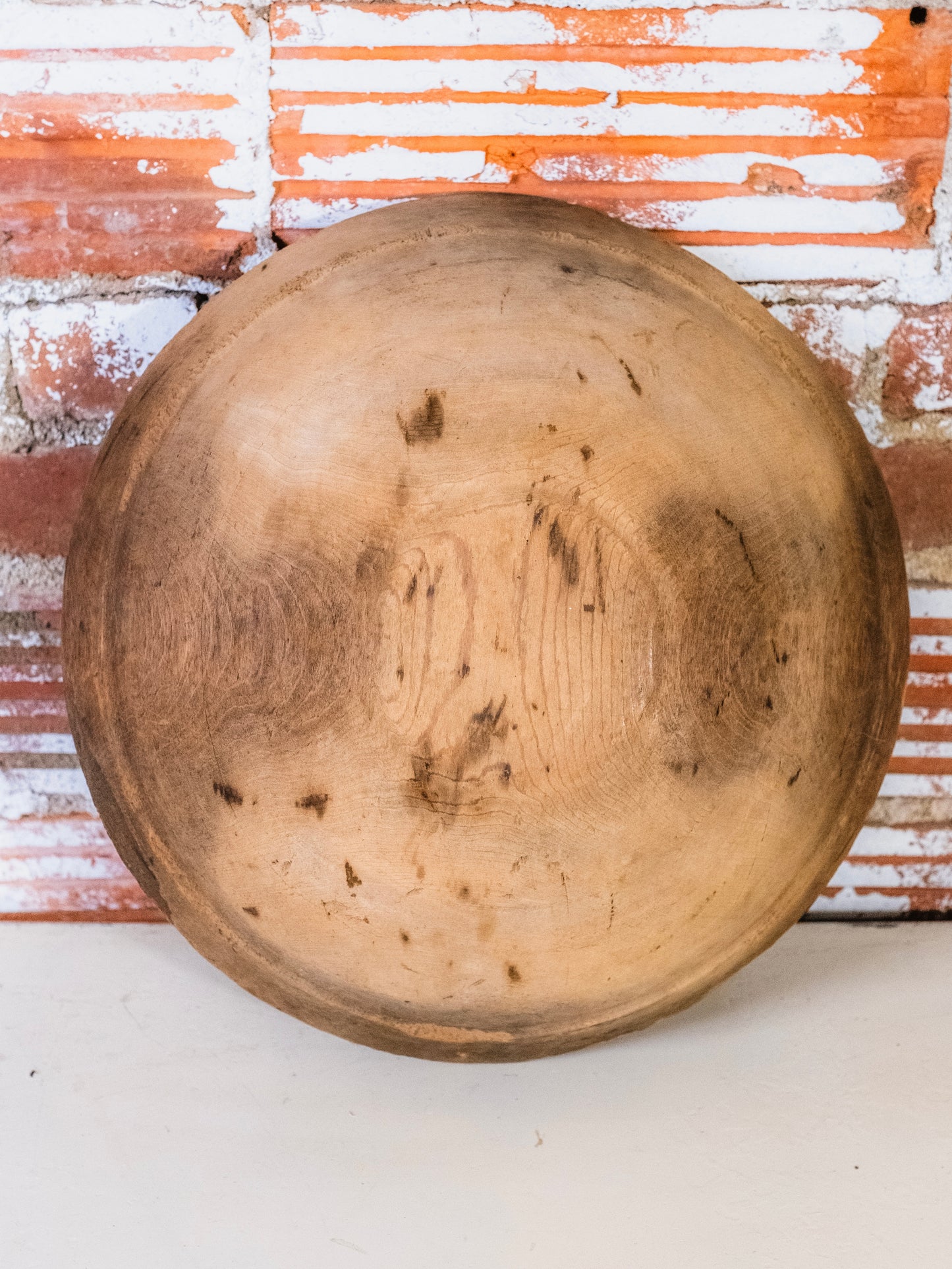 Antique Primitive Wooden Dough Bowl