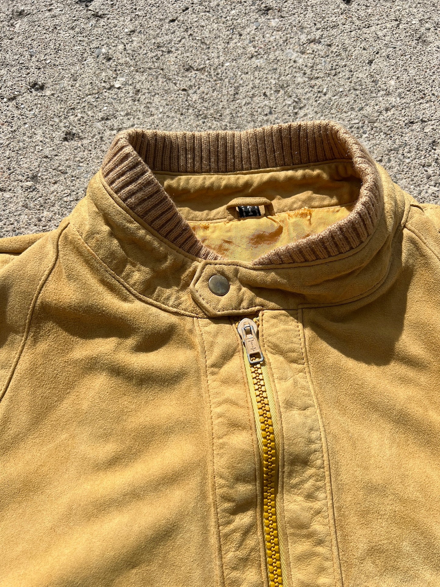 Vintage 1960s Jappa Suede Bomber Jacket | S/M