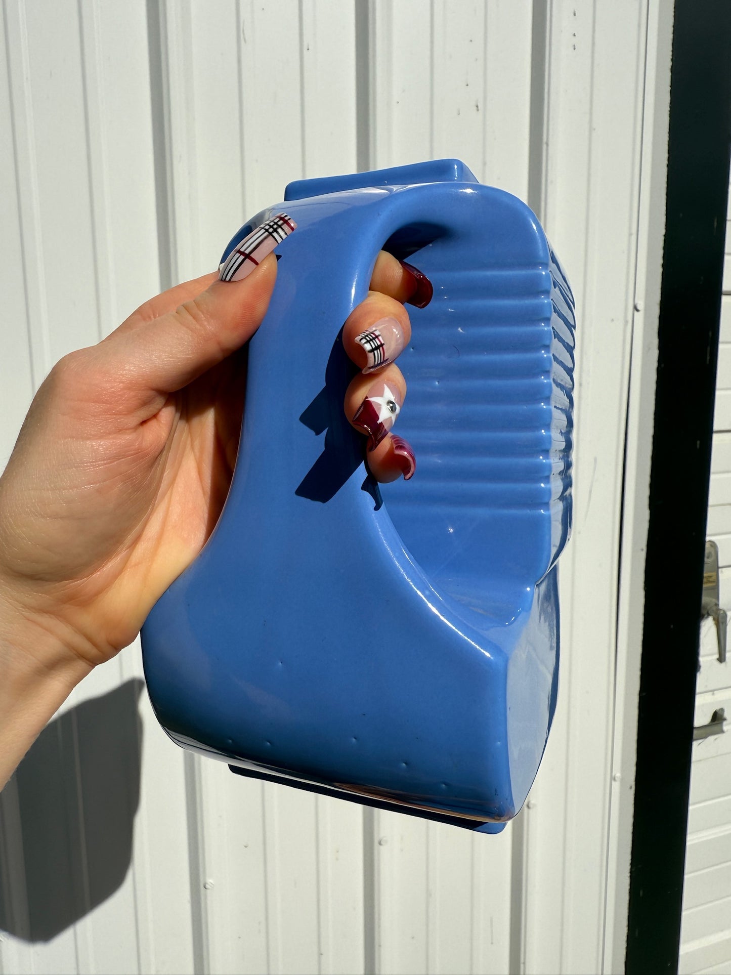 Vintage 1930s Hall China Co. Westinghouse Blue Refrigerator Dish Set