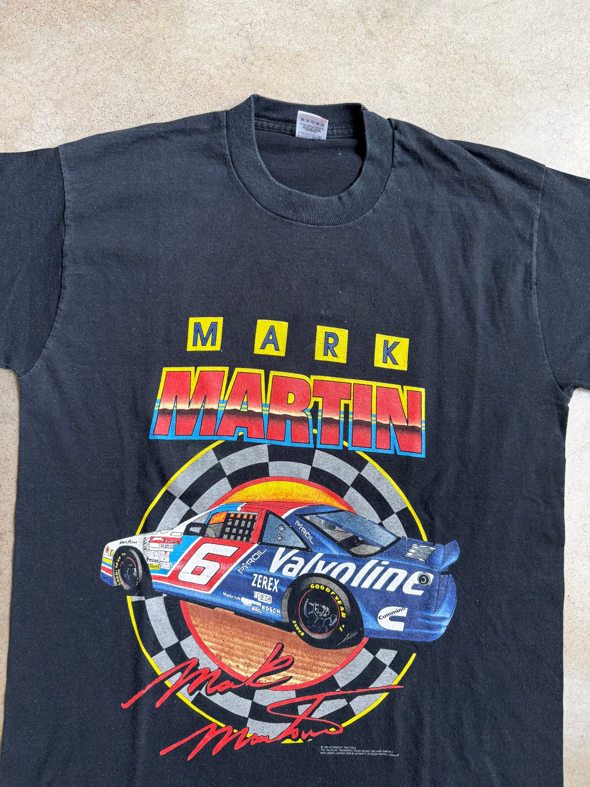 Vintage 1995 Mark Martin Valvoline Roush Racing Tee | Large