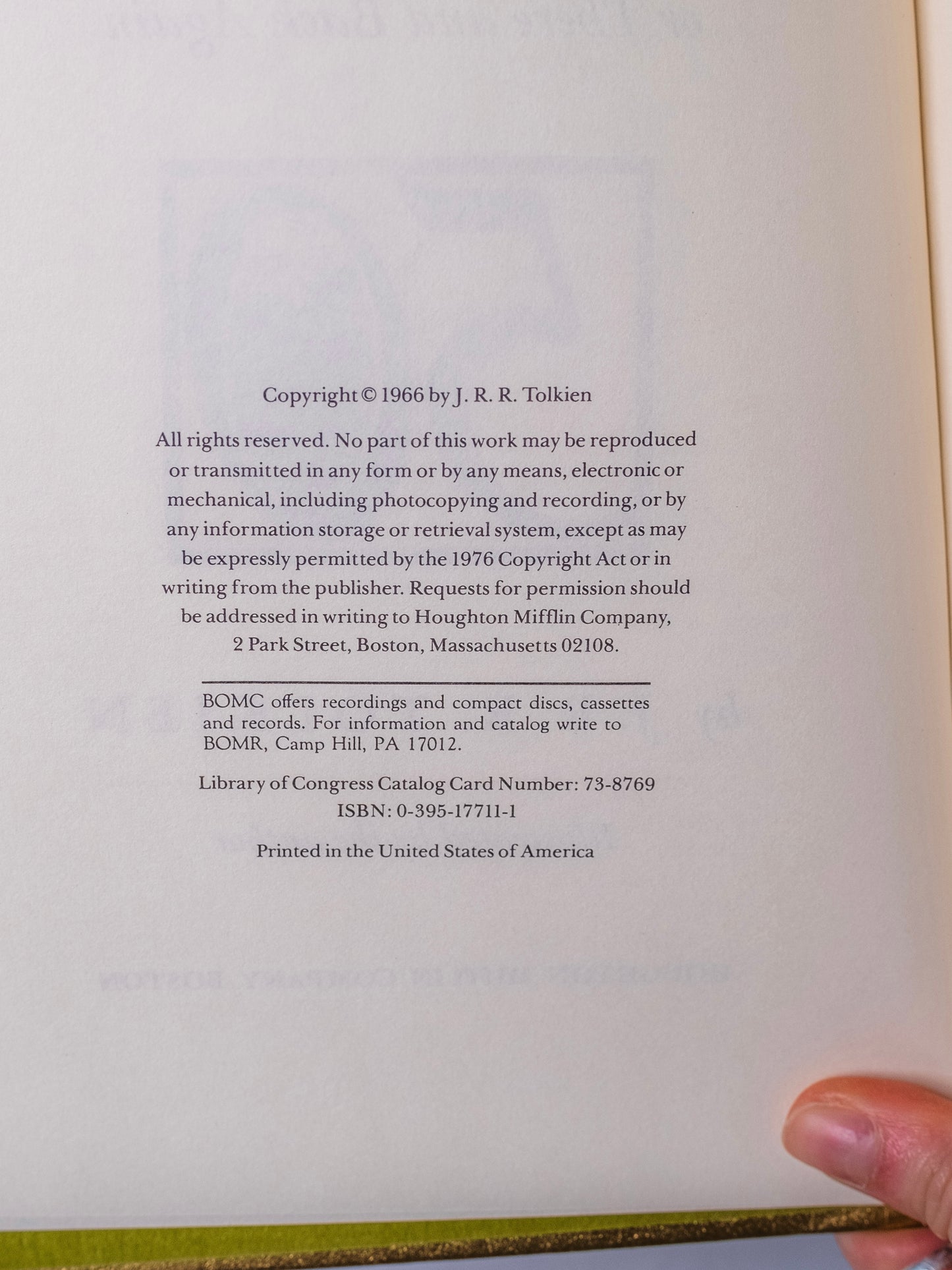 Vintage 1980s The Hobbit J.R.R. Tolkien 50th Anniversary Book