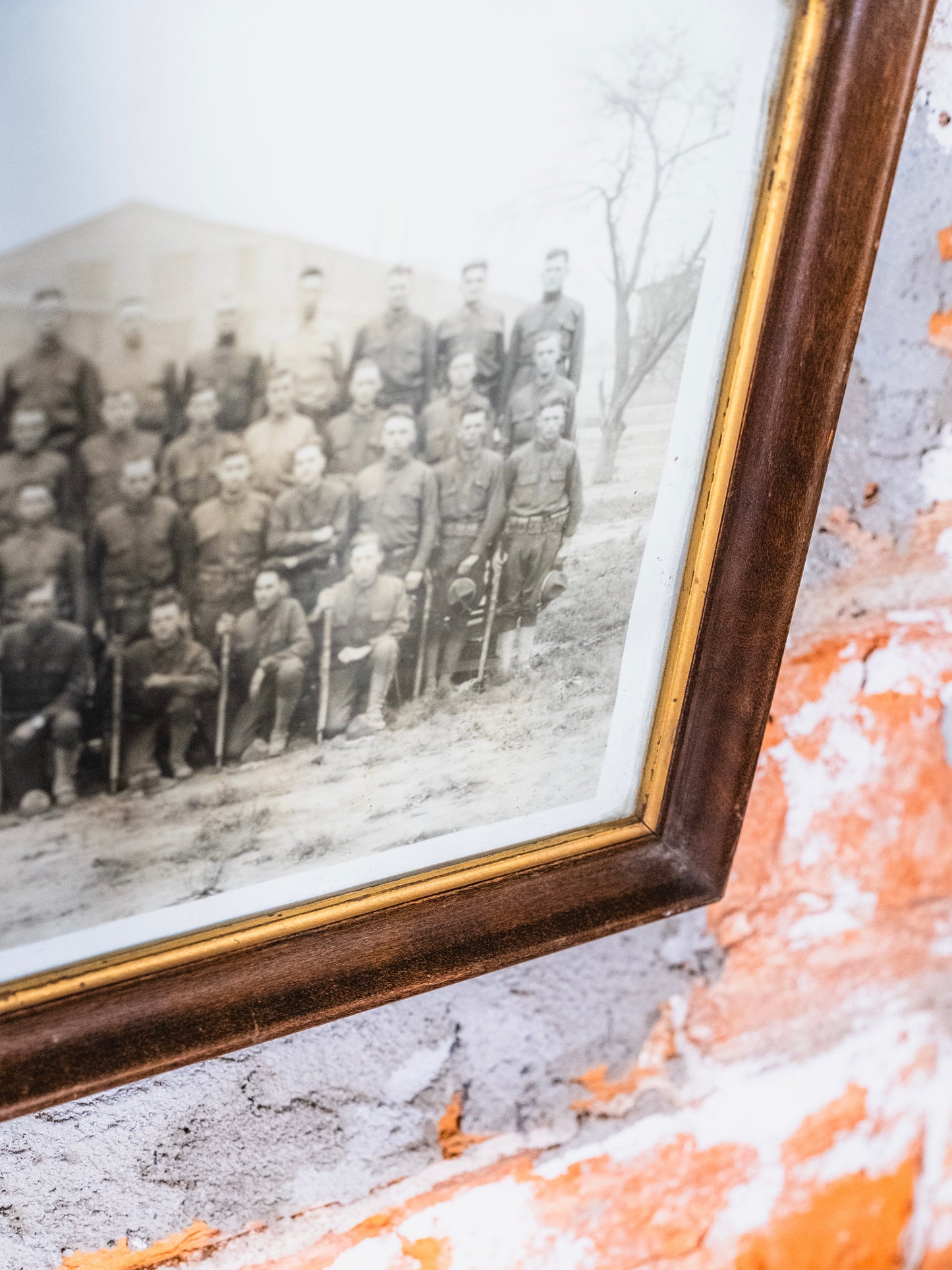 Antique Framed WWI U.S. Army Panoramic “Yard-Long” Photograph