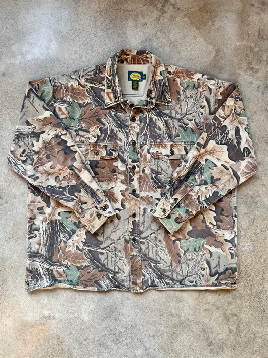 Vintage Cabela’s Realtree Advantage Camo Heavyweight Hunting Shirt | 2XL
