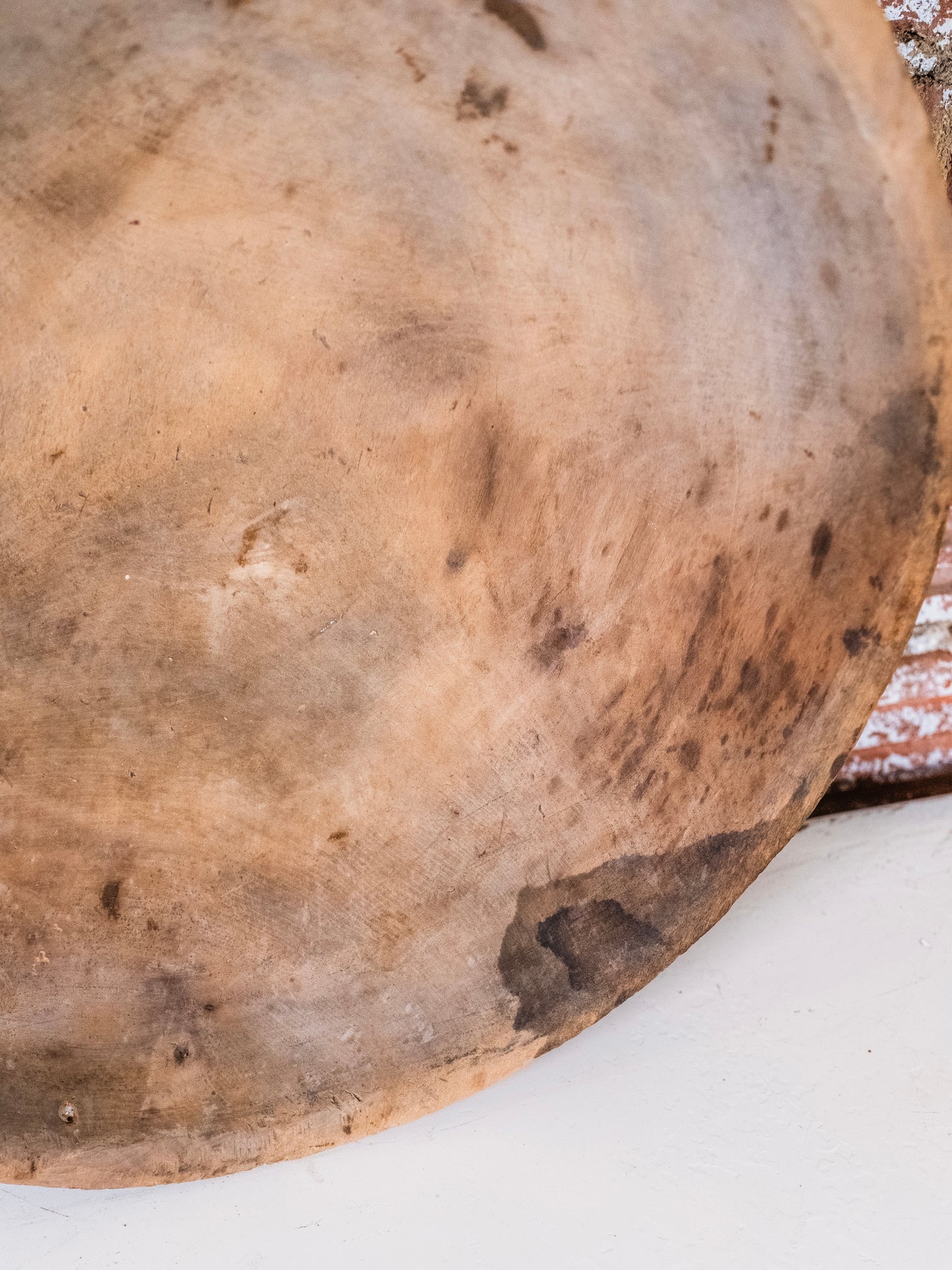 Antique Primitive Wooden Dough Bowl
