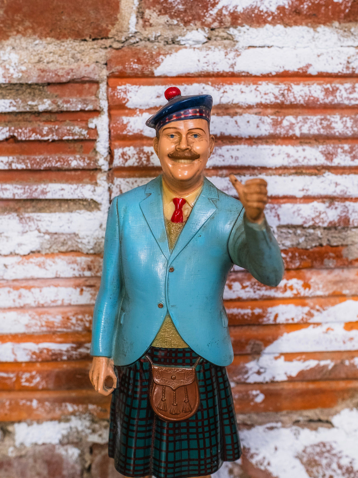 Vintage 1950s Original James Martin’s Scotch Whisky Scotsman Figurine