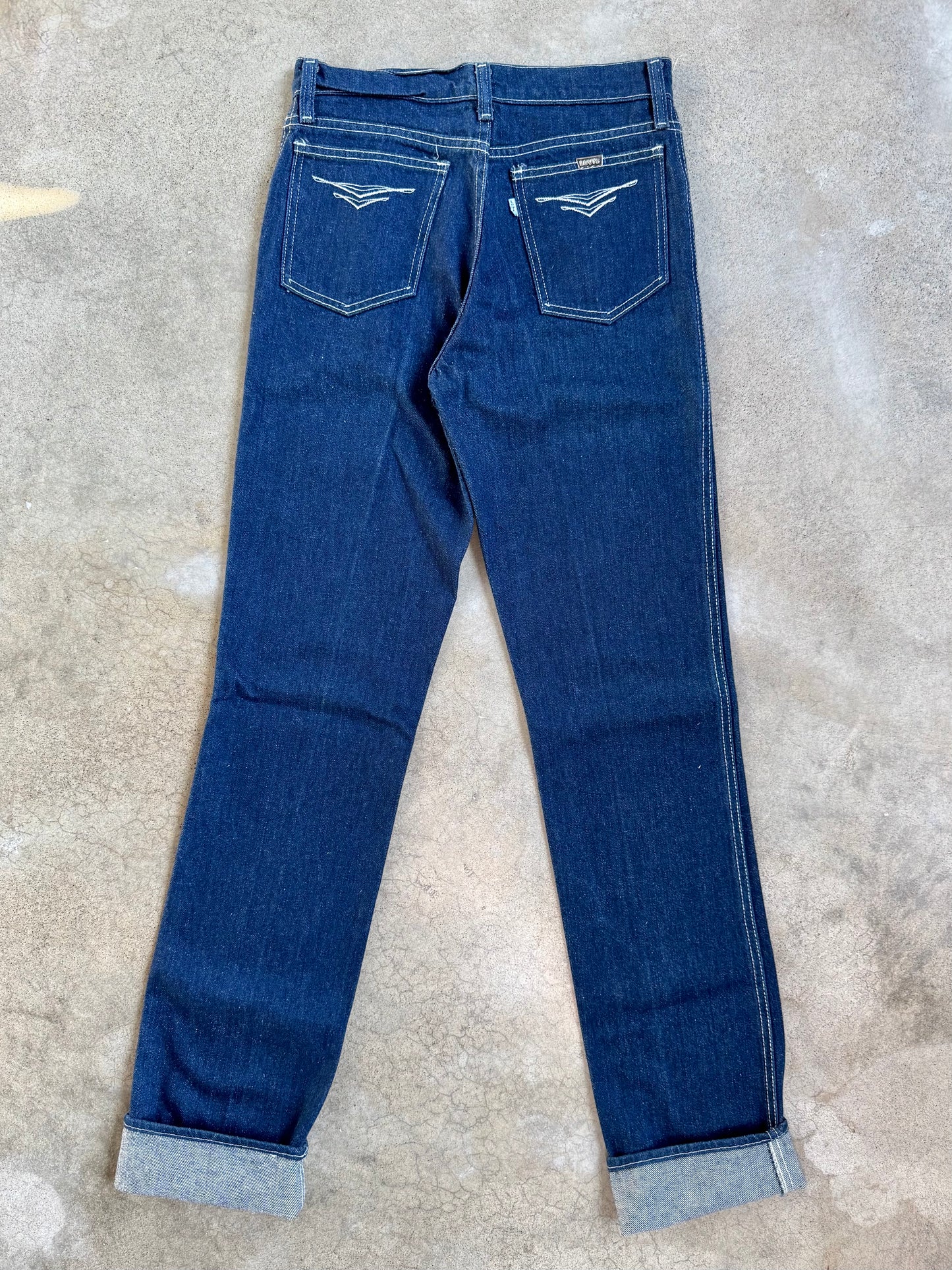 Vintage 1980s Levi’s Dark Wash Straight Leg Jeans | Waist 30”