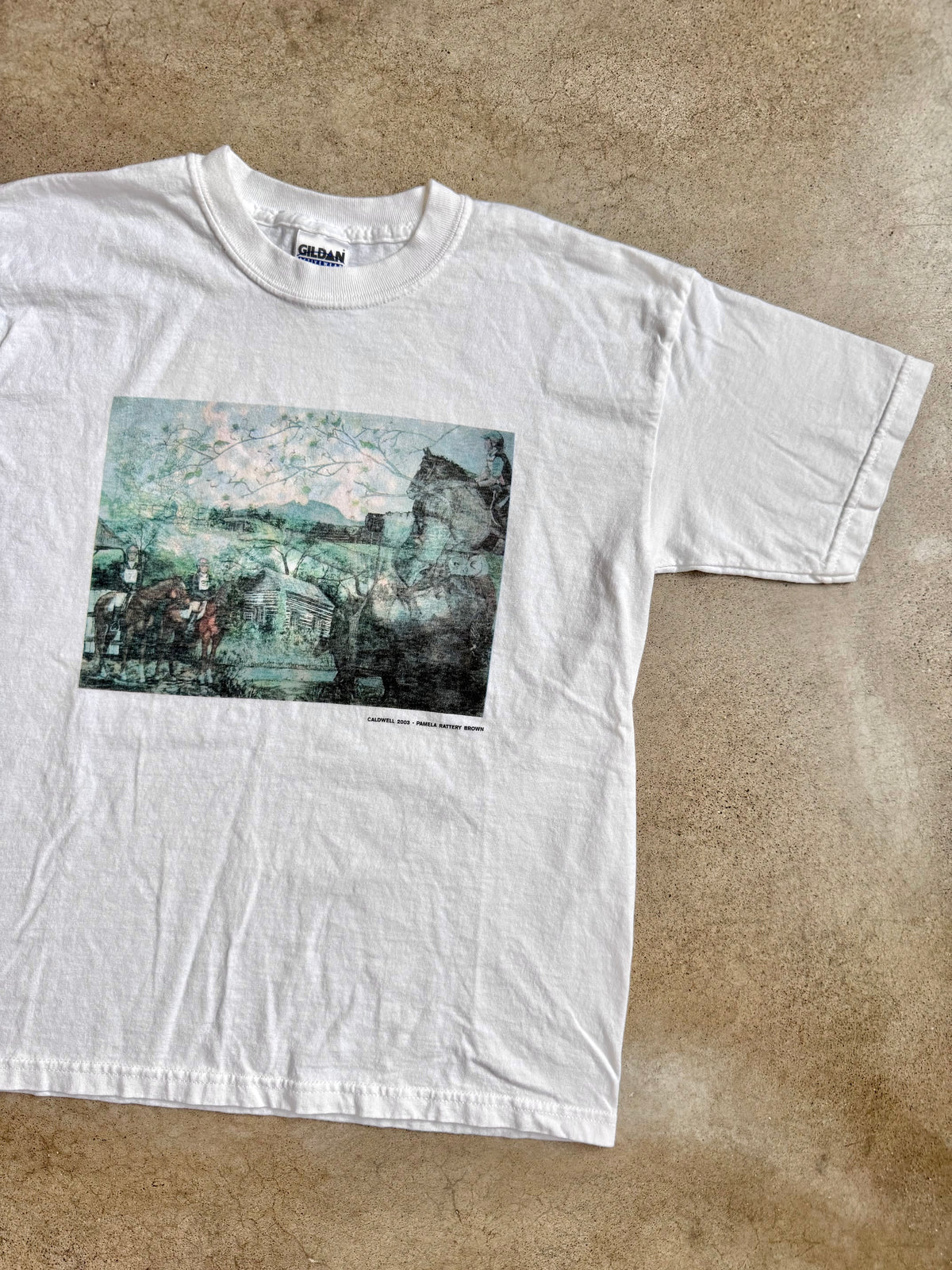 Vintage 2003 Caldwell Art Tee | Youth Large