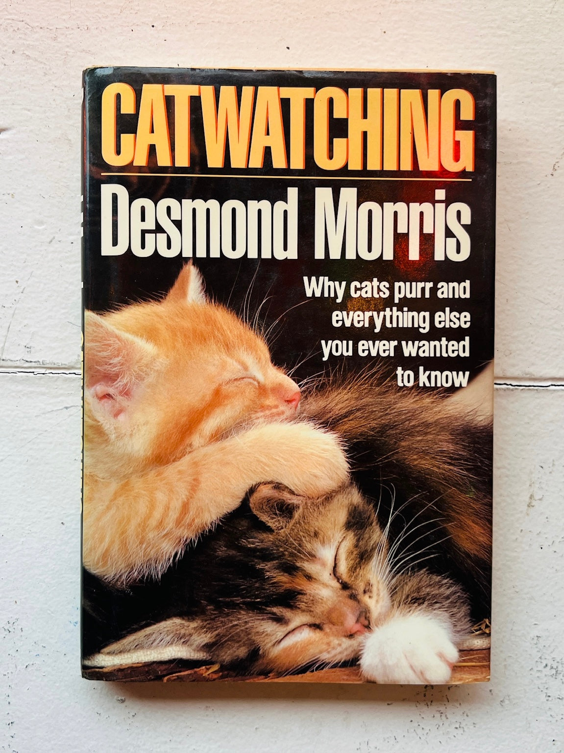 Vintage Catwatching Hardcover Book